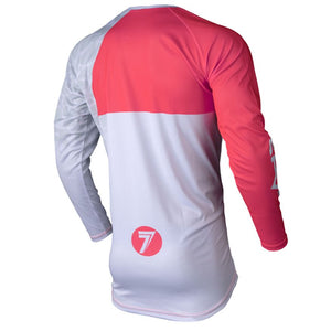 SEVEN MX VOX PARAGON ADULT JERSEY WHITE/CORAL