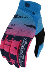 Load image into Gallery viewer, Troy Lee Designs GP Air Adult Motocross Gloves Brushed Navy/Cyan