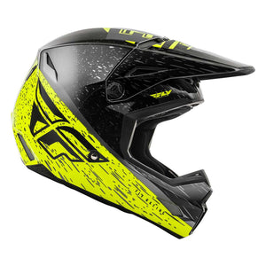 FLY RACING KINETIC K120 ADULT MOTOCROSS HELMET HI-VIS / BLACK