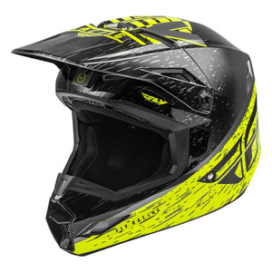 FLY RACING KINETIC K120 ADULT MOTOCROSS HELMET HI-VIS / BLACK