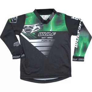 Wulfsport Forte Youth Motocross Jersey Green