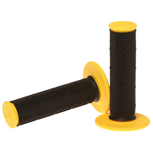 RFX Pro Series Dual Compound Grips Black Centre (Black/Yellow) Pair