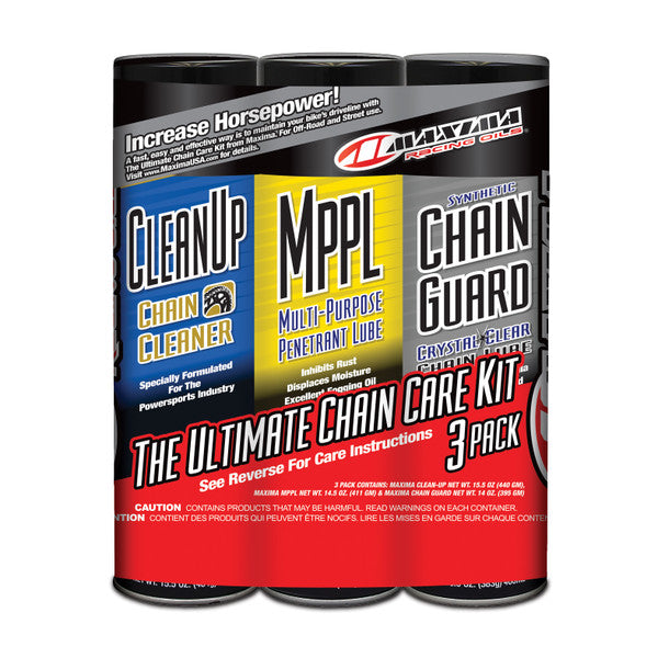 Maxima Chain Syn Guard Maintenance Combo Kit 3 Pack