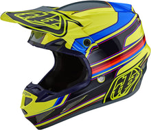 Load image into Gallery viewer, Troy Lee Designs SE4 Comp Speed MIPS ADULT Motocross Helmet Yellow/Grey