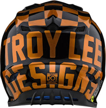 Load image into Gallery viewer, Troy Lee Designs SE4 Poly Adult Motocross Helmet Checker Gold/Black