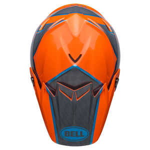 Bell MX Moto-9S Flex Adult Motocross Helmet Sprite Orange/Grey