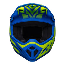 Load image into Gallery viewer, Bell MX-9 Mips Adult Motocross Helmet Disrupt Matte Classic Blue/Hi-Viz Yellow