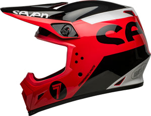 Bell MX-9 Mips Adult Motocross Helmet Seven Phaser Red/Black