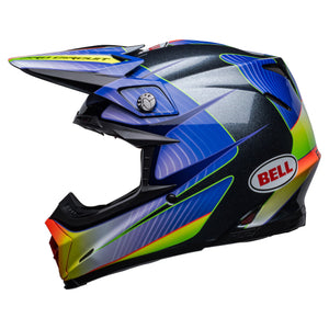 Bell MX Moto-9S Flex Adult Motocross Helmet Pro Circuit 23 Silver/Metallic