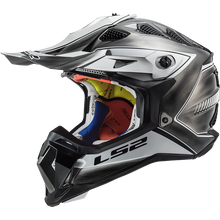 Load image into Gallery viewer, LS2 MX470 SUBVERTER POWERJEANS ADULT MOTOCROSS HELMET SILVER/BLACK