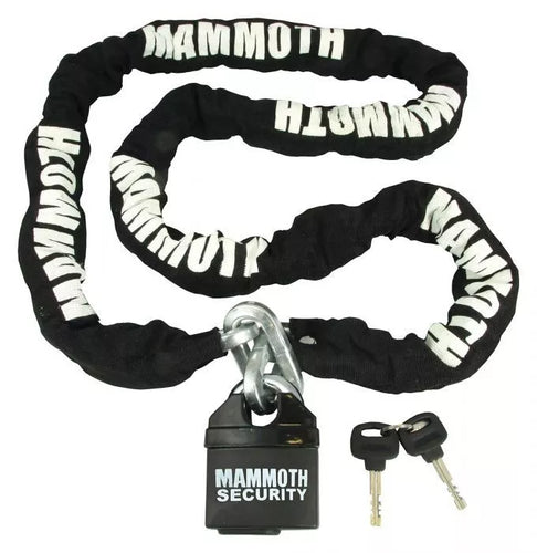 Mammoth 10mm Square Lock & Motorcycle Security Chain