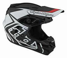 Load image into Gallery viewer, TROY LEE DESIGNS GP ADULT MOTOCROSS HELMET OVERLOAD BLACK/WHITE