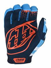 Load image into Gallery viewer, Troy Lee Designs GP Air Youth Motocross Gloves Formula Camo Navy/Orange