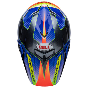 Bell MX Moto-9S Flex Adult Motocross Helmet Pro Circuit 23 Silver/Metallic